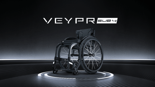 Veypr Sub4, le premier fauteuil roulant en fibre de carbone totalement personnalisé
